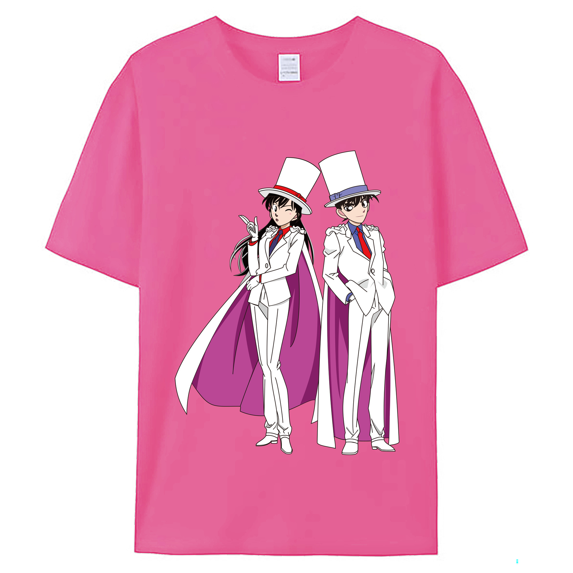 （画像用） 名探偵コナン くろば かいと Detective Conan Kuroba Kaito レディースカジュアルプリントTシャツ（綿100％）